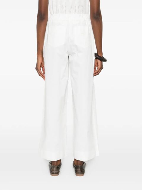 Maje belted trousers - White