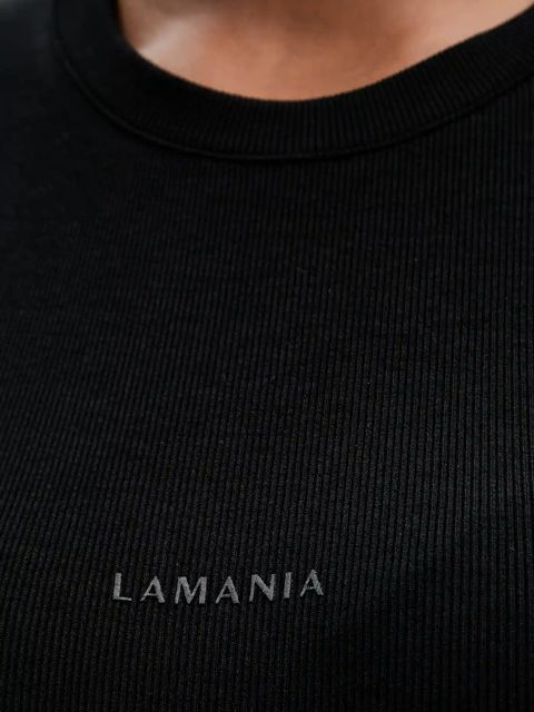 La Mania sukienka kolor czarny maxi dopasowana LEE