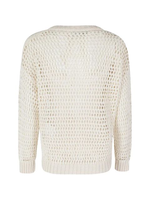 Weekend Max Mara open-knit sweater - Neutrals - zdjęcie produktu nr 2