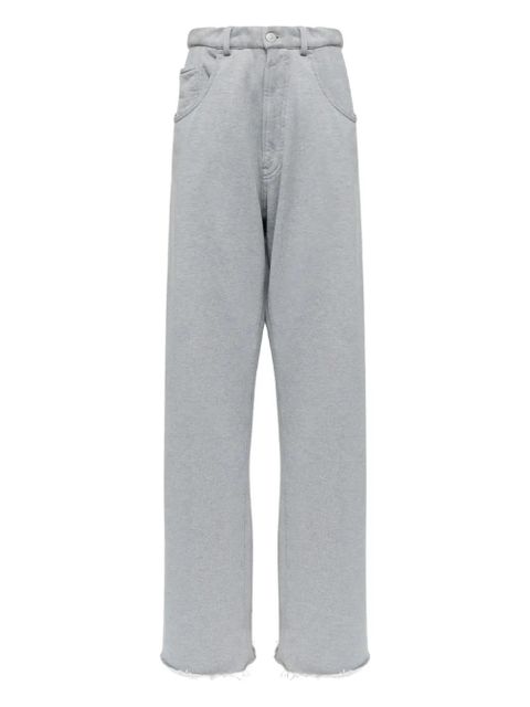 MM6 Maison Margiela Raw-hem trousers - Grey - zdjęcie produktu nr 1