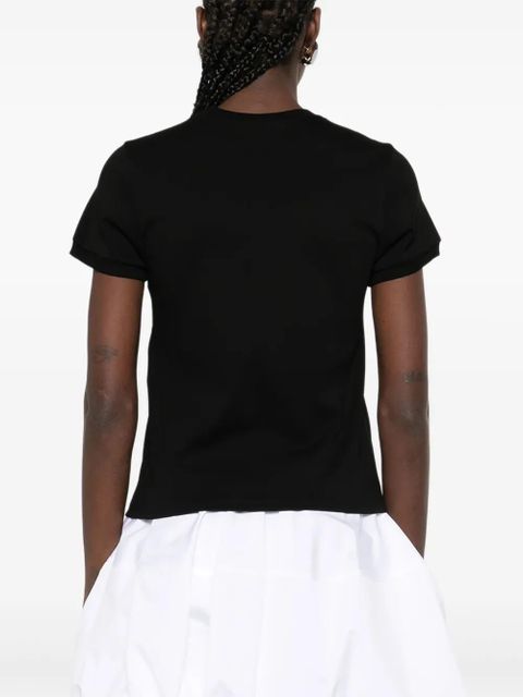 Alexander McQueen logo cotton t-shirt - Black