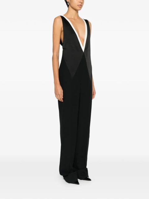 TOM FORD V-neck jumpsuit - Black - zdjęcie produktu nr 2
