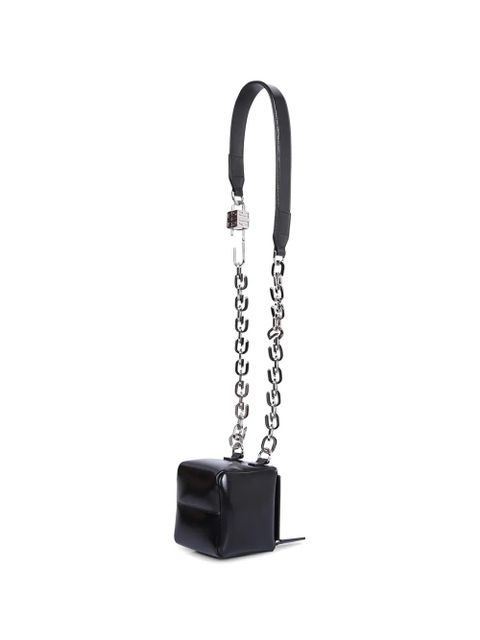 Givenchy mini Pandora box leather crossbody bag - Black - zdjęcie produktu nr 2