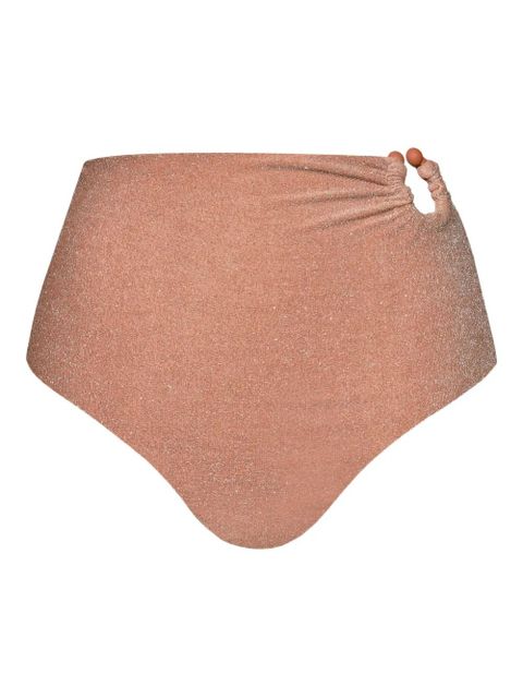 Johanna Ortiz Taita ring-detail bikini bottom - Pink - zdjęcie produktu nr 1