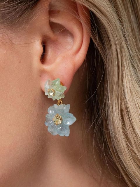 Jennifer Behr Hattie flower earrings - Gold - zdjęcie produktu nr 2