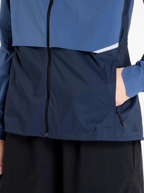 On Running Core hooded colour-block jacket - Blue