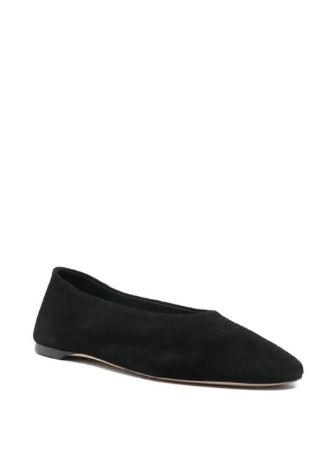 TOTEME suede ballerina shoes - Black - zdjęcie produktu nr 2