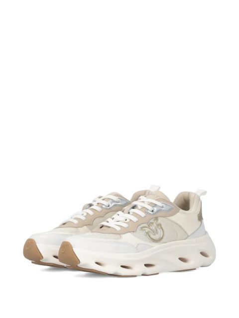 PINKO logo-appliqué sneakers - White