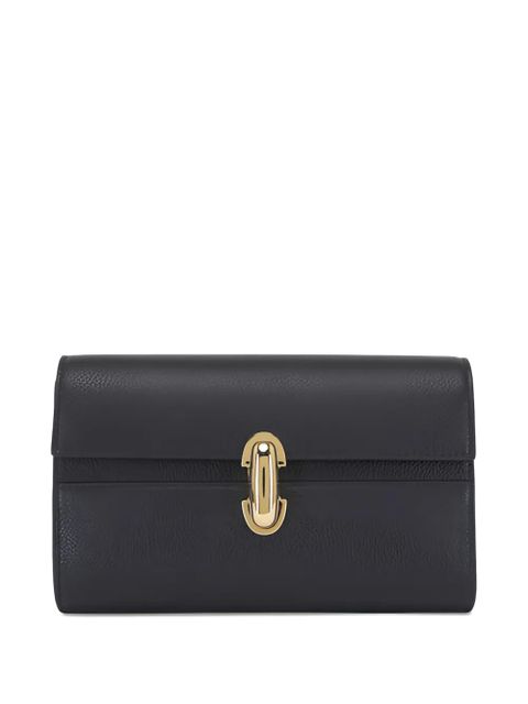 Savette mini Symmetry leather crossbody bag - Black