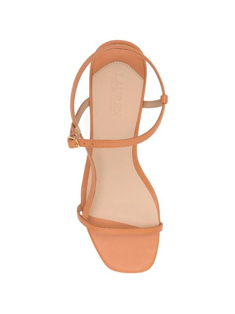 Lauren Ralph Lauren Lainee strappy leather sandals - Brown