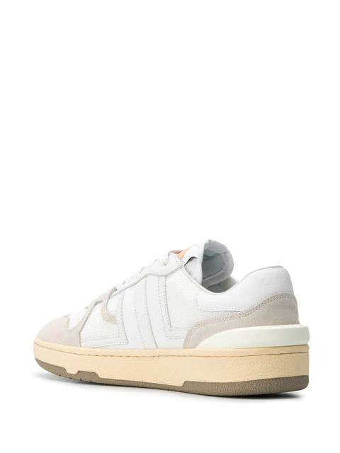 Lanvin Clay leather low-top sneakers - White