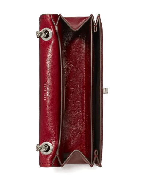 Tory Burch Kira logo-lock shoulder bag - Red