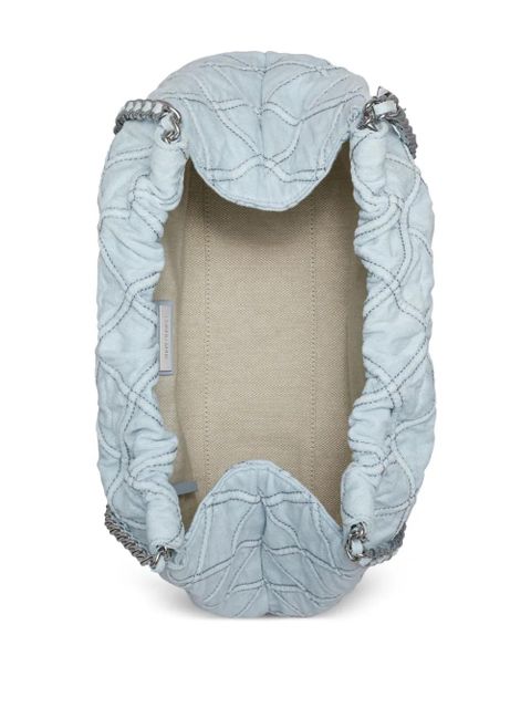 Tory Burch Fleming denim hobo bag - Blue