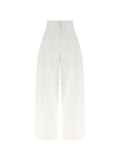 Jacquemus high-waisted trousers - White - zdjęcie produktu nr 1