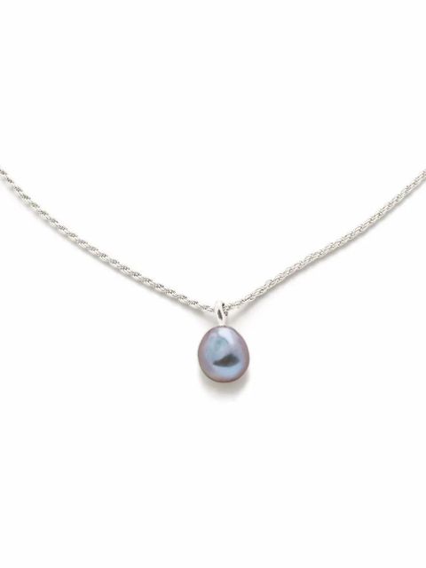 Monica Vinader Nura-keshi-pearl necklace - Silver - zdjęcie produktu nr 2