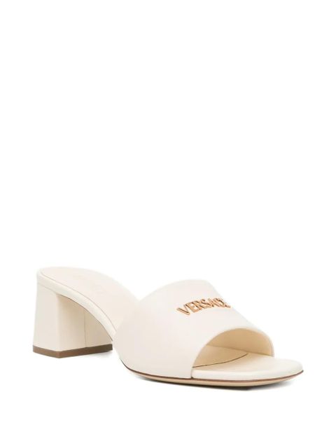 Versace 50mm logo-embossed sandals - Neutrals - zdjęcie produktu nr 2