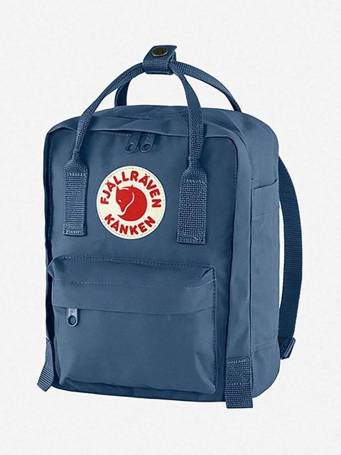 Fjallraven plecak Kanken Mini kolor niebieski duży gładki F23561.540-540 - zdjęcie produktu nr 2