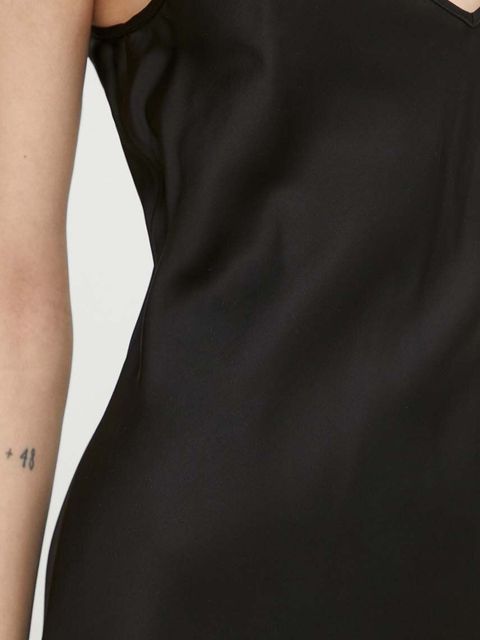 Samsoe Samsoe sukienka SASHARON kolor czarny midi prosta F10000026