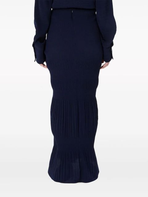 JW Anderson draped maxi skirt - Blue