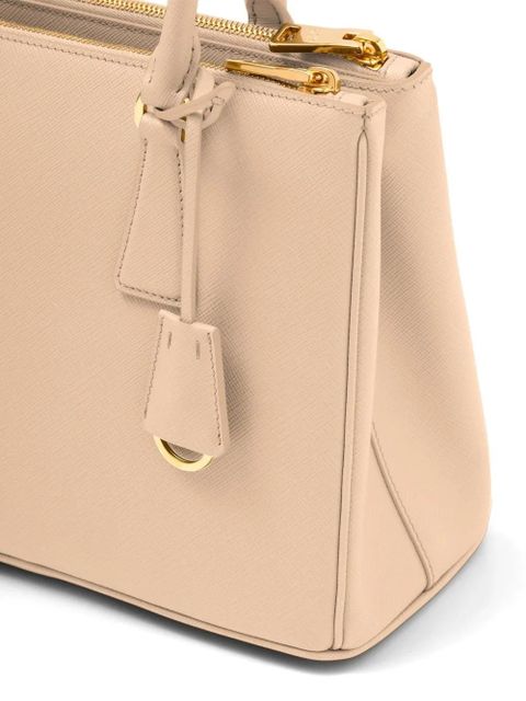 Prada medium Galleria leather tote bag - Neutrals