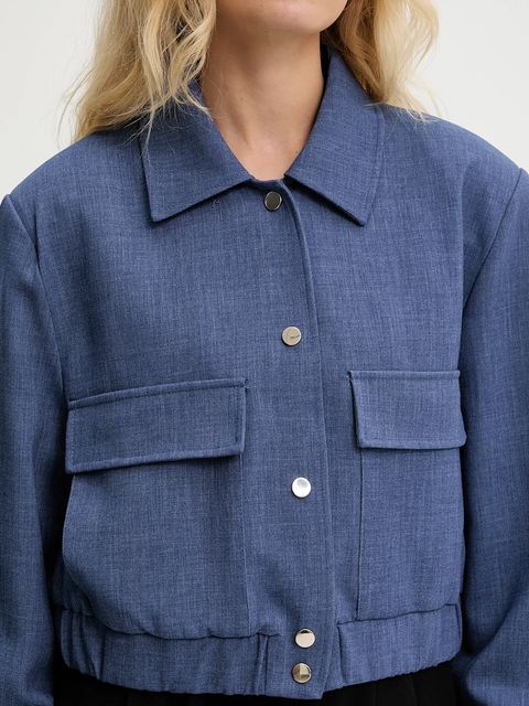 Answear.LAB kurtka kolor niebieski przejściowa - zdjęcie produktu nr 2