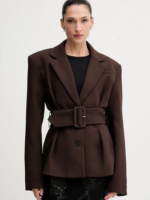 Rotate marynarka kolor brązowy jednorzędowa gładka 1154842910 - zdjęcie produktu nr 1