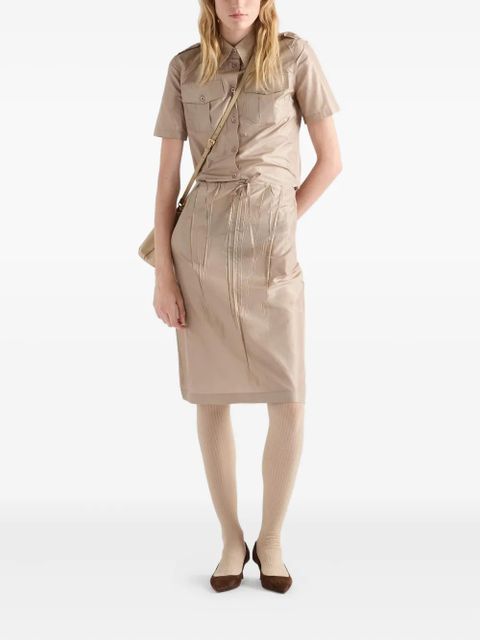 Prada short-sleeved shirt - Neutrals