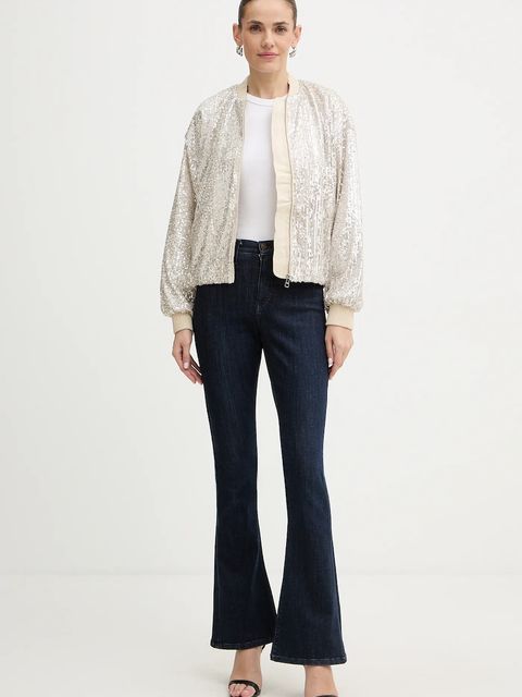 BOSS Orange marynarka kolor beżowy jednorzędowa 50548336