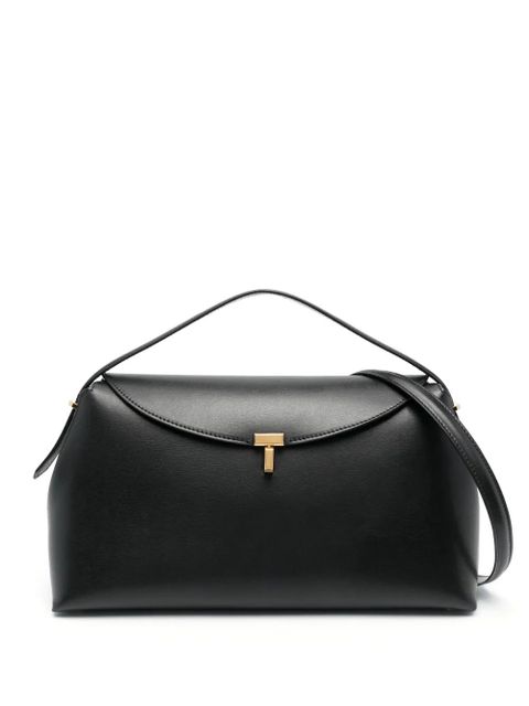 TOTEME T-Lock leather shoulder bag - Black - zdjęcie produktu nr 1