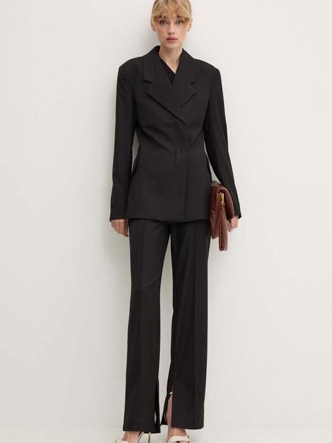 Remain spodnie z domieszką wełny Slim Suiting Pants - zdjęcie produktu nr 2