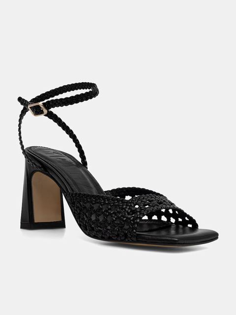 Souliers Martinez sandały na słupku skórzane LEA - zdjęcie produktu nr 1