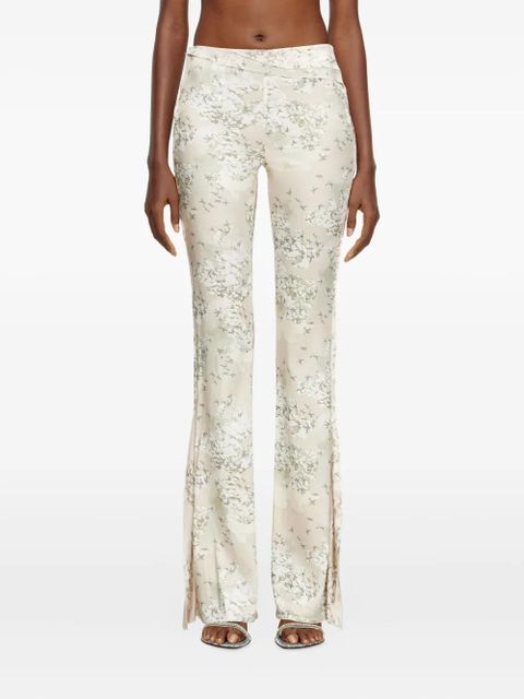 Diesel P-Affal floral-print trousers - Neutrals