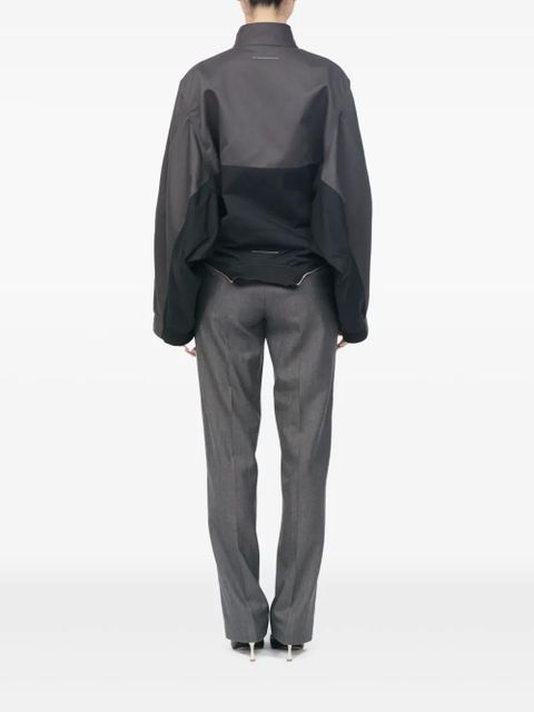 MM6 Maison Margiela zip colour-block jacket - Grey