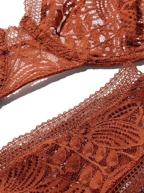 ERES Cerise full-cup lace bra - Brown