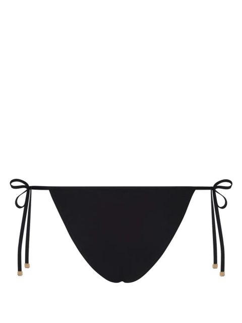 Dolce & Gabbana logo-plaque side-tie bikini bottom - Black - zdjęcie produktu nr 2