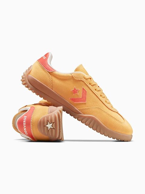 Converse sneakersy zamszowe Run Star Trainer kolor żółty A15089C