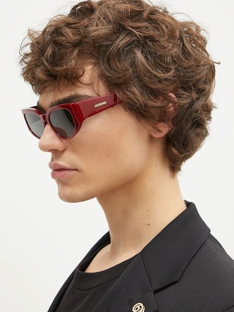 Jacquemus okulary przeciwsłoneczne GALA kolor bordowy JAC5C3SUN