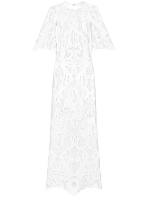 Dolce & Gabbana embroidered mesh maxi dress - White - zdjęcie produktu nr 1