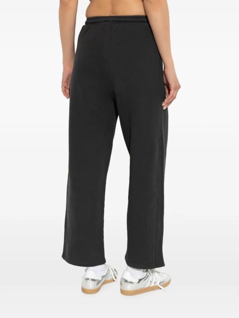 American Vintage Izubird drawstring logo-print trousers - Grey