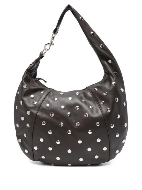 Gimaguas Paula stud-embellished shoulder bag - Brown - zdjęcie produktu nr 1