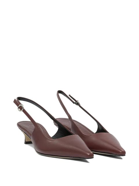 Aeyde 35mm Catrina slingback pumps - Red