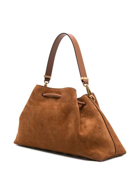 Jimmy Choo Bon Bon suede bucket bag - Brown