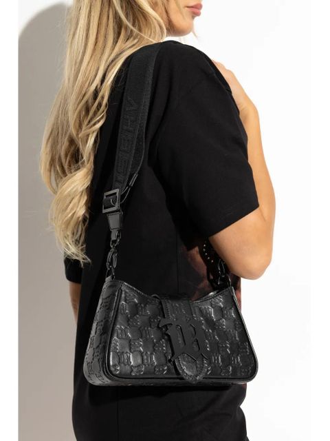 MISBHV embossed leather shoulder bag - Black - zdjęcie produktu nr 2
