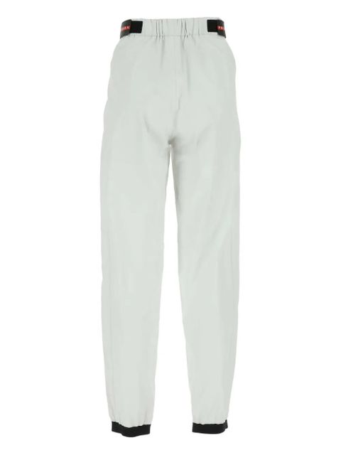 Prada elastic-waistband straight-leg trousers - White - zdjęcie produktu nr 2