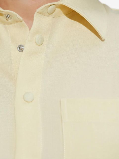 AMI Paris virgin wool shirt - Yellow