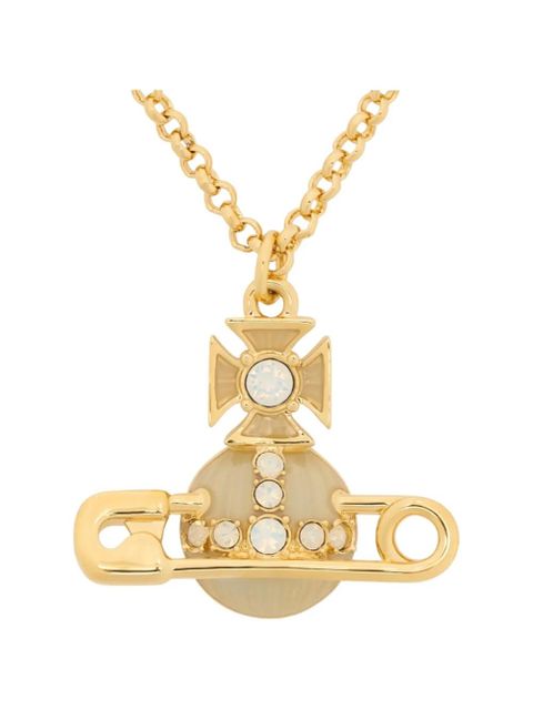 Vivienne Westwood Kitty crystal-pendant necklace - Gold - zdjęcie produktu nr 1