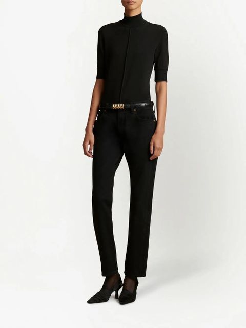 KHAITE The Kyle straight-leg jeans - Black - zdjęcie produktu nr 2