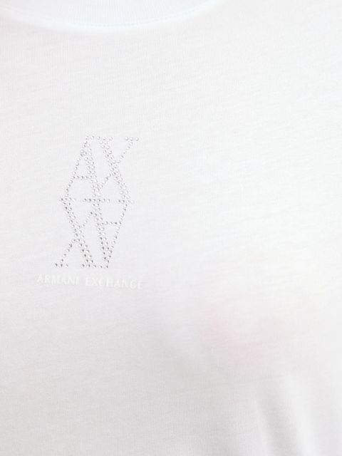 Armani Exchange longsleeve bawełniany kolor biały XW001350 AF17172