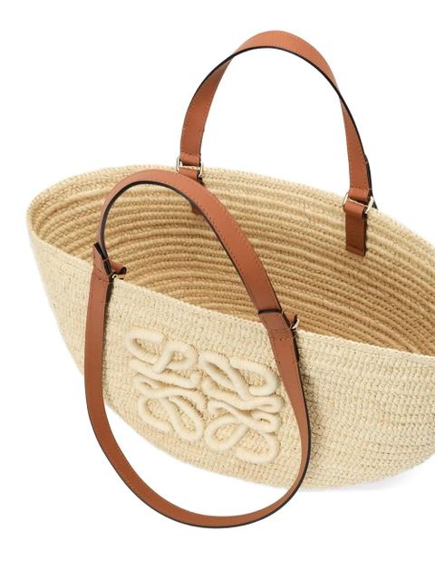 LOEWE medium Eclipse basket shoulder bag - Neutrals