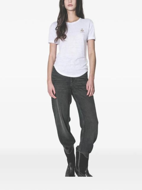 ISABEL MARANT logo-print T-shirt - White